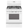 Cuisinière à Gaz Autonome Frigidaire, 30 Po, 5 Pi3, Blanche, 5 Brûleurs