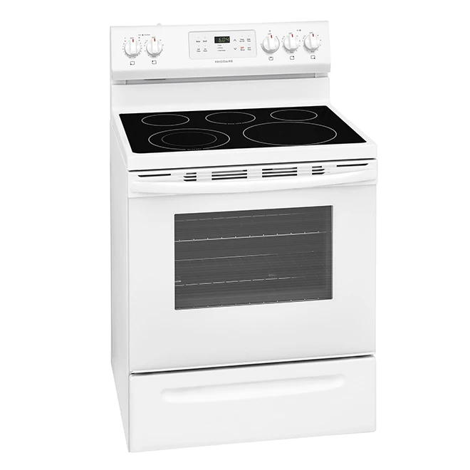 Cuisinière électrique De Frigidaire, Autonettoyante, 5,3 Pi³, 30 Po, Blanc 2 Cuisinière électrique De Frigidaire, Autonettoyante, 5,3 Pi³, 30 Po, Blanc – Image 2