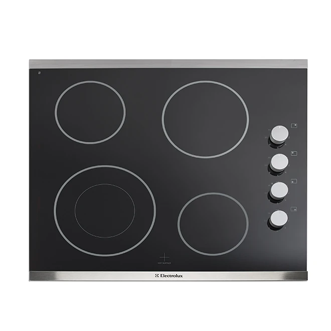 Surface De Cuisson électrique Electrolux, Vitrocéramique, 4 éléments, 24 Po 1 Surface De Cuisson électrique Electrolux, Vitrocéramique, 4 éléments, 24 Po