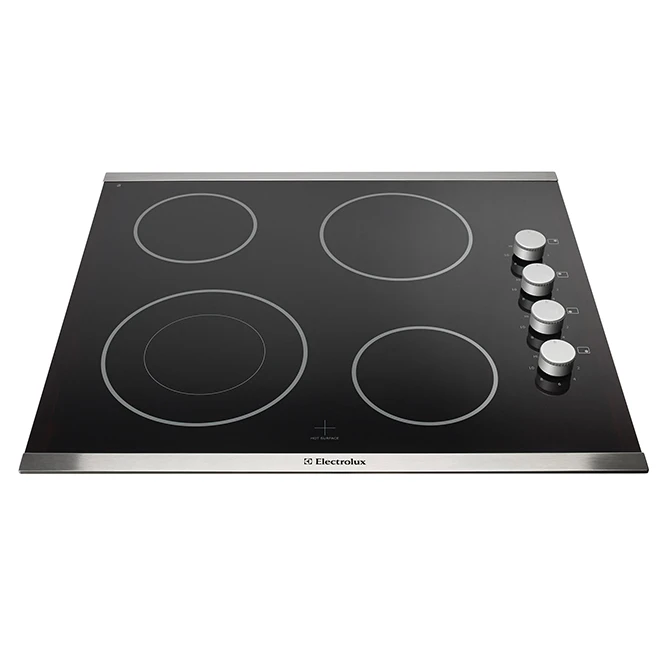 Surface De Cuisson électrique Electrolux, Vitrocéramique, 4 éléments, 24 Po 2 Surface De Cuisson électrique Electrolux, Vitrocéramique, 4 éléments, 24 Po – Image 2