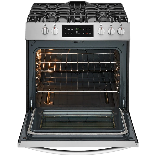 FRIGIDAIRE Cuisinière Autoportante à Gaz, 30", 5,0 Pi³, Inox 3 FRIGIDAIRE Cuisinière Autoportante à Gaz, 30", 5,0 Pi³, Inox – Image 3