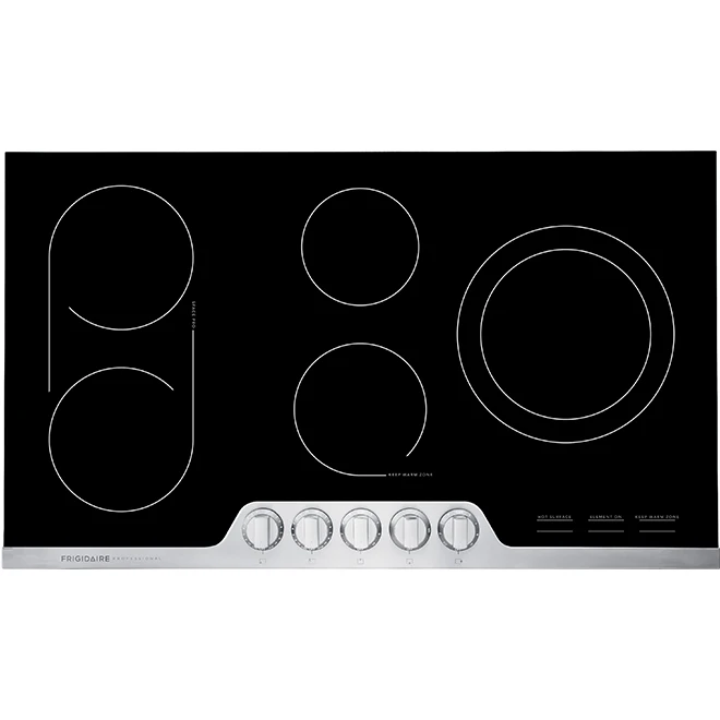 Surface De Cuisson Frigidaire Professional En Vitrocéramique, 5 éléments, 36 Po 1 Surface De Cuisson Frigidaire Professional En Vitrocéramique, 5 éléments, 36 Po