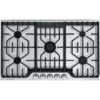 Surface De Cuisson Au Gaz Frigidaire Pro, 5 Brûleurs, 36 Po, 18 200 BTU, Acier Inoxydable