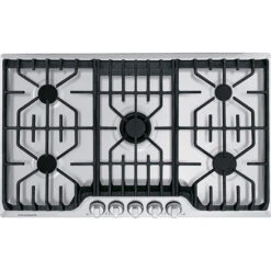 Surface De Cuisson Au Gaz Frigidaire Pro, 5 Brûleurs, 36 Po, 18 200 BTU, Acier Inoxydable