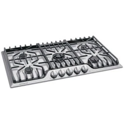 Surface De Cuisson Au Gaz Frigidaire Pro, 5 Brûleurs, 36 Po, 18 200 BTU, Acier Inoxydable 6 Surface De Cuisson Au Gaz Frigidaire Pro, 5 Brûleurs, 36 Po, 18 200 BTU, Acier Inoxydable -Appareils Électroménagers 10355417c L