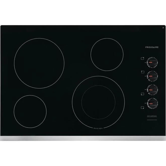 Surface De Cuisson Frigidaire électrique, 4 éléments, 30 Po, Noire 1 Surface De Cuisson Frigidaire électrique, 4 éléments, 30 Po, Noire
