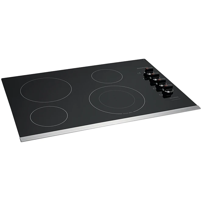 Surface De Cuisson électrique Frigidaire, Vitrocéramique, 4 éléments, 30 Po, Acier Inoxydable 3 Surface De Cuisson électrique Frigidaire, Vitrocéramique, 4 éléments, 30 Po, Acier Inoxydable – Image 3