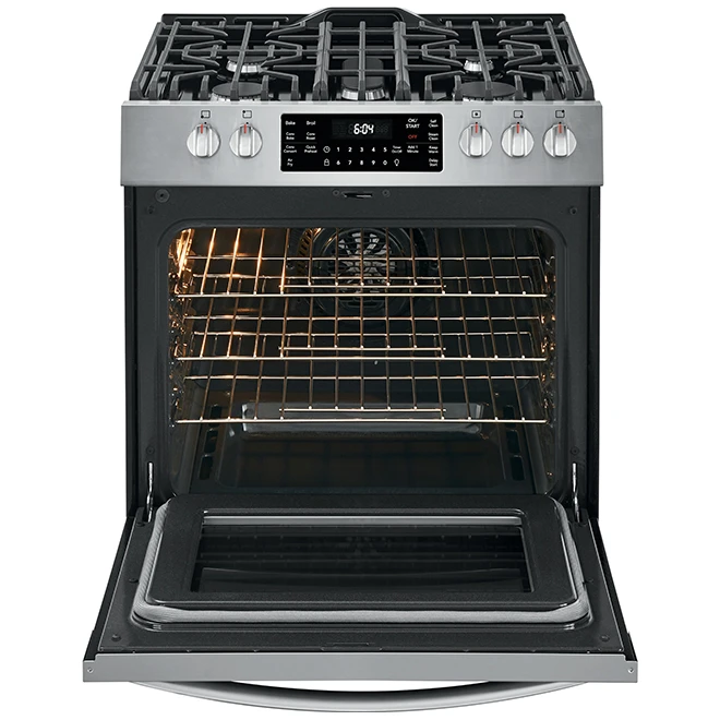 Cuisinière à Gaz Frigidaire Gallery à 5 Brûleurs, 30 Po, 5,6 Pi³, Acier Inoxydable 2 Cuisinière à Gaz Frigidaire Gallery à 5 Brûleurs, 30 Po, 5,6 Pi³, Acier Inoxydable – Image 2
