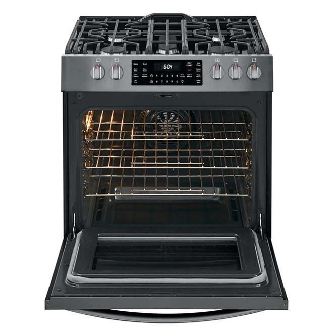 Cuisinière Frigidaire Gallery à 5 Brûleurs, 5,6 Pi³, Inox Noir 4 Cuisinière Frigidaire Gallery à 5 Brûleurs, 5,6 Pi³, Inox Noir – Image 4