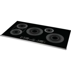 Surface De Cuisson à Induction De 36 Po Frigidaire, élément Pont, Noir/acier Inoxydable -Appareils Électroménagers 10355636c L
