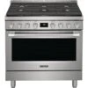 Cuisinière Autoportante 36 Po Biénergie En Acier Inoxydable Frigidaire Professional