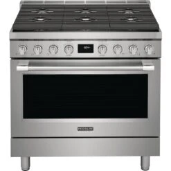 Cuisinière Autoportante 36 Po Biénergie En Acier Inoxydable Frigidaire Professional