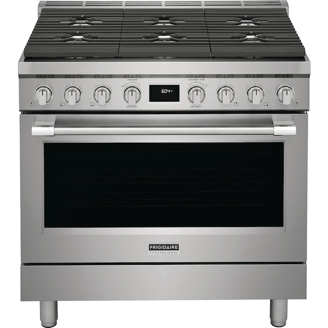 Cuisinière Autoportante 36 Po Biénergie En Acier Inoxydable Frigidaire Professional 1 Cuisinière Autoportante 36 Po Biénergie En Acier Inoxydable Frigidaire Professional
