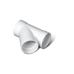 Raccord En Y, 45°, 2'', PVC, Blanc