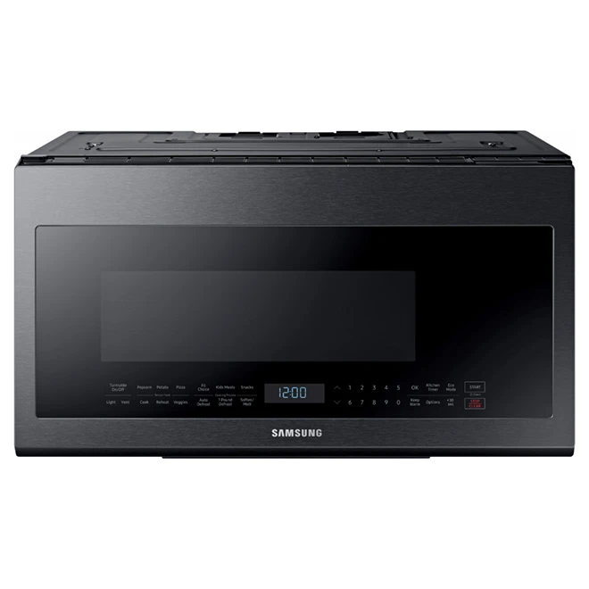 Micro-ondes à Hotte Intégrée Samsung, 2,1 Pi³, 950 W, Acier Inoxydable Noir 1 Micro-ondes à Hotte Intégrée Samsung, 2,1 Pi³, 950 W, Acier Inoxydable Noir