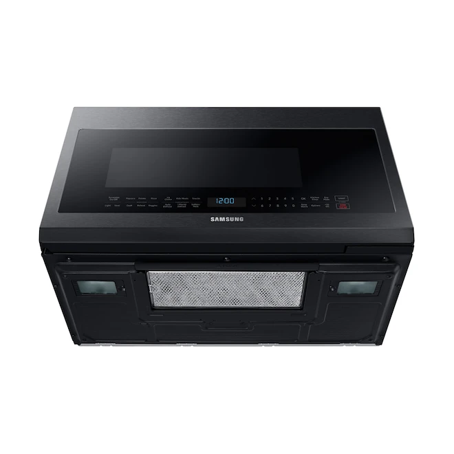 Micro-ondes à Hotte Intégrée Samsung, 2,1 Pi³, 950 W, Acier Inoxydable Noir 3 Micro-ondes à Hotte Intégrée Samsung, 2,1 Pi³, 950 W, Acier Inoxydable Noir – Image 3