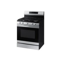 Cuisinière Au Gaz Autoportante Samsung Avec Brûleur Double De 18 000 BTU Et Friture à Air, 30 Po, Acier Inoxydable -Appareils Électroménagers 22945315c L
