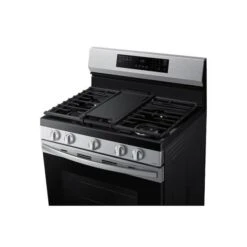Cuisinière Au Gaz Autoportante Samsung Avec Brûleur Double De 18 000 BTU Et Friture à Air, 30 Po, Acier Inoxydable -Appareils Électroménagers 22945315e L