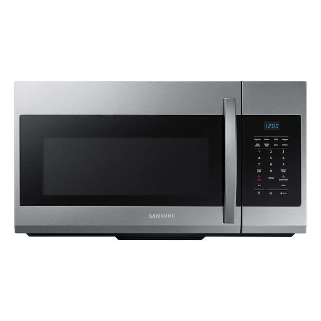 Micro-ondes En Acier Inoxydable Pour Dessus De Cuisinière De Samsung, 1,7 Pi³ 1 Micro-ondes En Acier Inoxydable Pour Dessus De Cuisinière De Samsung, 1,7 Pi³