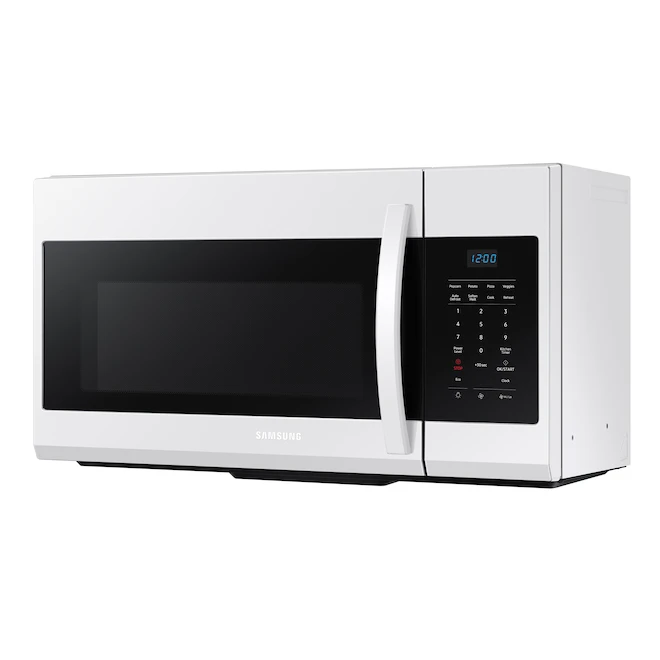 Micro-ondes Blanc Pour Dessus De Cuisinière De Samsung, 1,7 Pi³ 2 Micro-ondes Blanc Pour Dessus De Cuisinière De Samsung, 1,7 Pi³ – Image 2
