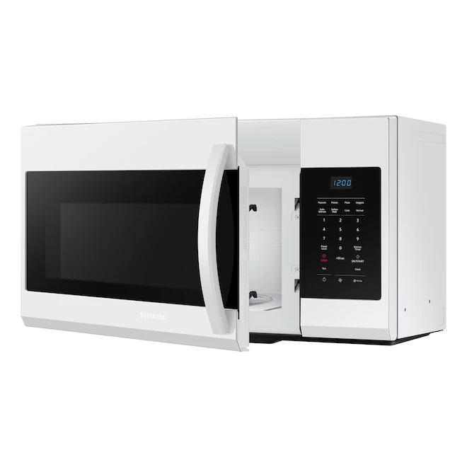 Micro-ondes Blanc Pour Dessus De Cuisinière De Samsung, 1,7 Pi³ 3 Micro-ondes Blanc Pour Dessus De Cuisinière De Samsung, 1,7 Pi³ – Image 3
