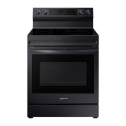 Cuisinière à Convection Véritable Autoportante Avec Friture à Air Et WI-FI De Samsung, 6,3 Pi³, Acier Inoxydable Noir