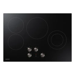 Surface De Cuisson Samsung électrique Avec élément Double, 30 Po, 4 éléments, Noir