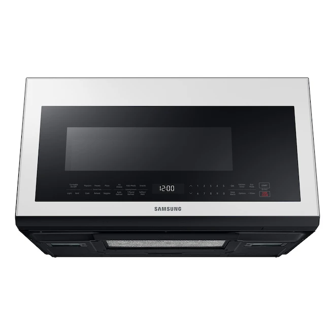 Micro-ondes à Hotte Intégrée De 2,1 Pi³ Samsung Bespoke Avec Cuisson Par Capteur (blanc, Résistant Aux Empreintes) 4 Micro-ondes à Hotte Intégrée De 2,1 Pi³ Samsung Bespoke Avec Cuisson Par Capteur (blanc, Résistant Aux Empreintes) – Image 4