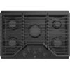 Surface De Cuisson Au Gaz GE, 5 Brûleurs, 30 Po, 15 000 BTU, Noir