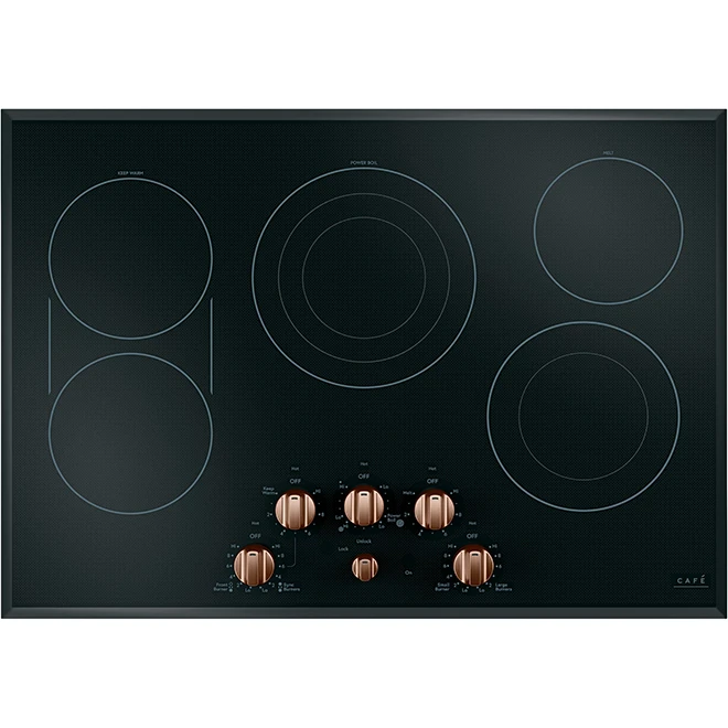 Boutons Pour Table De Cuisson GE Café, Cuivre Brossé, 6 Morceaux 2 Boutons Pour Table De Cuisson GE Café, Cuivre Brossé, 6 Morceaux – Image 2