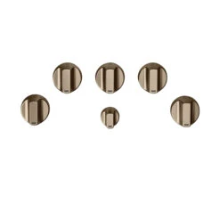 Boutons Pour Table De Cuisson Au Gaz Par GE Café, Cuivre Brossé, Ensemble De 6