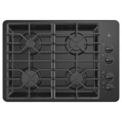 Plaque De Cuisson Encastrée GE Appliances à 4 Brûleurs, 30 Po, Noir