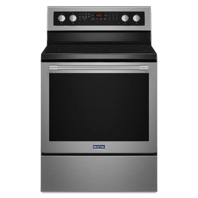 Cuisinière électrique Autoportante à Convection De Maytag, 6,4 Pi³, 30 Po, Acier Inoxydable 1 Cuisinière électrique Autoportante à Convection De Maytag, 6,4 Pi³, 30 Po, Acier Inoxydable