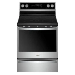 Cuisinière électrique Intelligente De Whirlpool, Fonction Scan-to-Cook, 6,4 Pi³, Acier Inoxydable