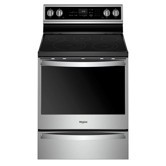 Cuisinière électrique Intelligente De Whirlpool, Fonction Scan-to-Cook, 6,4 Pi³, Acier Inoxydable 1 Cuisinière électrique Intelligente De Whirlpool, Fonction Scan-to-Cook, 6,4 Pi³, Acier Inoxydable