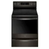Whirlpool Cuisinière électrique à Convection, 6,4 Pi³, Inox Noir