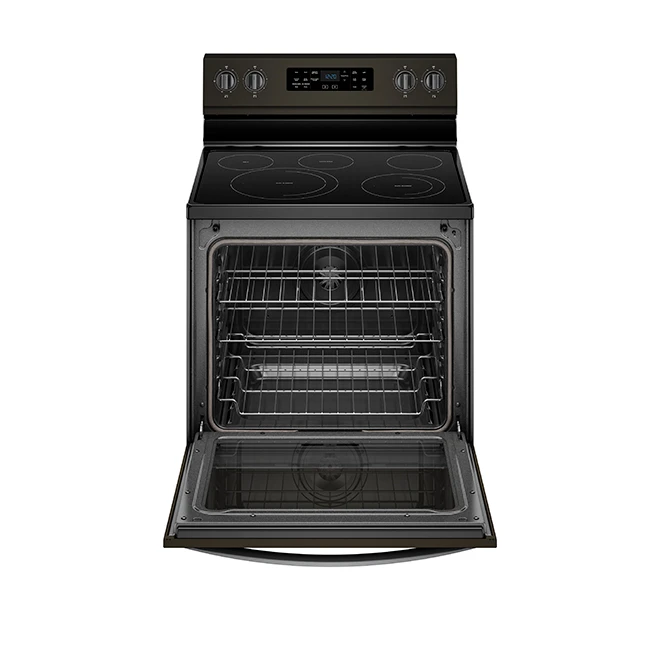 Whirlpool Cuisinière électrique à Convection, 6,4 Pi³, Inox Noir 2 Whirlpool Cuisinière électrique à Convection, 6,4 Pi³, Inox Noir – Image 2