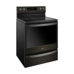 Whirlpool Cuisinière électrique à Convection, 6,4 Pi³, Inox Noir 5 Whirlpool Cuisinière électrique à Convection, 6,4 Pi³, Inox Noir -Appareils Électroménagers 30005511c L