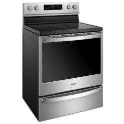 Whirlpool Cuisinière électrique à Convection, 6,4 Pi³, Inox -Appareils Électroménagers 30005513c L