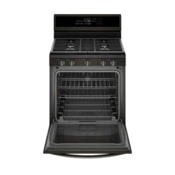 Whirlpool Cuisinière Au Gaz Intelligente, 5,8 Pi³, Inox Noir -Appareils Électroménagers 30005553d L