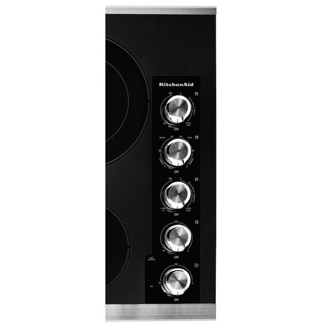 Table De Cuisson électrique KitchenAid De 30 Po Avec Ventilateur, Acier Inoxydable 3 Table De Cuisson électrique KitchenAid De 30 Po Avec Ventilateur, Acier Inoxydable – Image 3