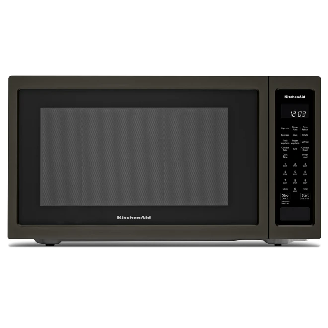 Four Micro-ondes à Convection KitchenAid, 1,5 Pi³, 1400 W, Noir 1 Four Micro-ondes à Convection KitchenAid, 1,5 Pi³, 1400 W, Noir