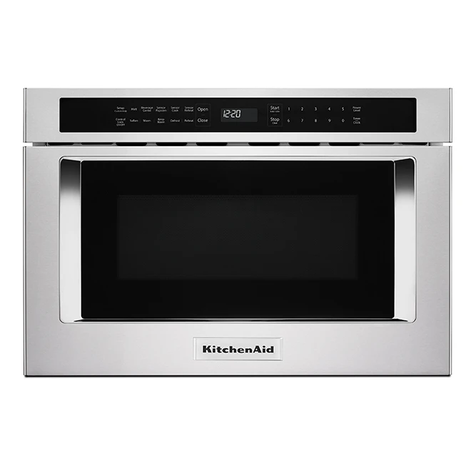 KitchenAid Four à Micro-ondes Sous-comptoir, Tiroir, 24", Inox 1 KitchenAid Four à Micro-ondes Sous-comptoir, Tiroir, 24", Inox