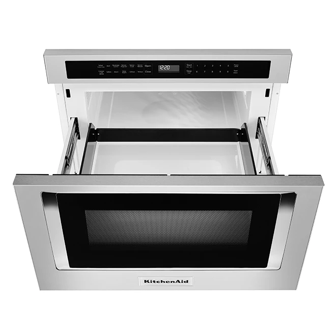 KitchenAid Four à Micro-ondes Sous-comptoir, Tiroir, 24", Inox 2 KitchenAid Four à Micro-ondes Sous-comptoir, Tiroir, 24", Inox – Image 2