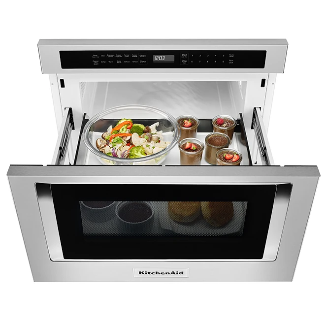 KitchenAid Four à Micro-ondes Sous-comptoir, Tiroir, 24", Inox 3 KitchenAid Four à Micro-ondes Sous-comptoir, Tiroir, 24", Inox – Image 3