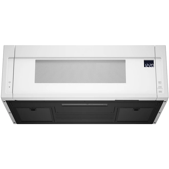 Whirlpool Four Micro-ondes Avec Hotte Intégrée, 1,1 Pi³, 900 W, Blanc 2 Whirlpool Four Micro-ondes Avec Hotte Intégrée, 1,1 Pi³, 900 W, Blanc – Image 2