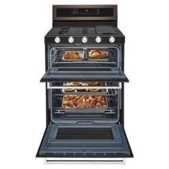 Cuisinière Double KitchenAid(MD) Au Gaz, 30", 6 Pi³, Inox Noir 7 Cuisinière Double KitchenAid(MD) Au Gaz, 30", 6 Pi³, Inox Noir -Appareils Électroménagers 30005967d L