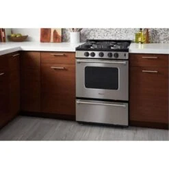 Cuisinière Au Gaz Autoportante Whirlpool, 24", 3 Pi³, Inox -Appareils Électroménagers 30005968e L