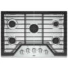 Surface De Cuisson Au Gaz Whirlpool(MC), 5 Brûleurs, 30po, Inox