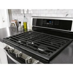 Cuisinière Au Gaz à Double Four De Whirlpool, 30 Po, 5 Brûleurs, Acier Inoxydable -Appareils Électroménagers 30006182d L
